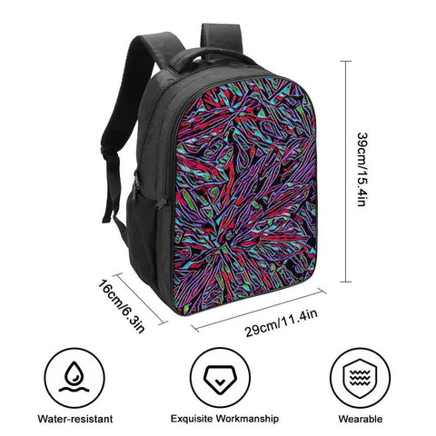 'Clematis Neon' Nylon Backpack