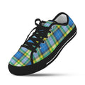 'Yorkshire Tartan' (Black) 'Seattle' Men's Trainers