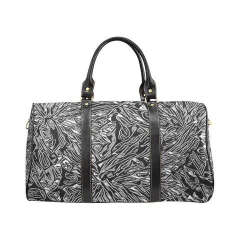 'Filament' Nylon Duffle With Faux Leather Trim