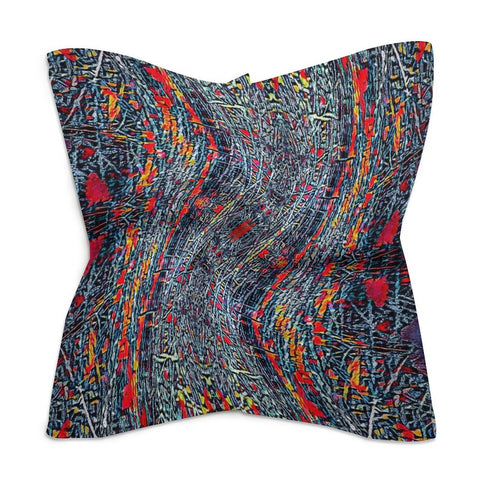 'Graphite' Poly Scarf Square