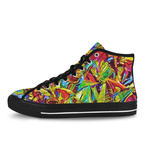 'Tropica' (Black) Vancouver H Women's Canvas Shoes (1013-1)