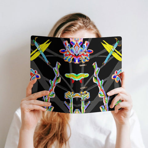 'Regenesis' (Black Edit) Faux Leather A5 Binder Notebook