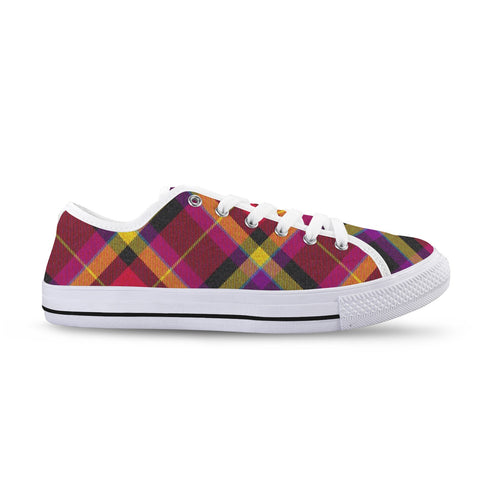'Yorkshire Moorland' (Slant/White Trim) Women's Canvas Plimsolls