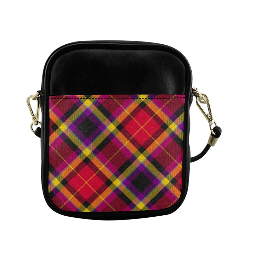 'Yorkshire Moorland'(Slant) Faux Leather Sling Pouch