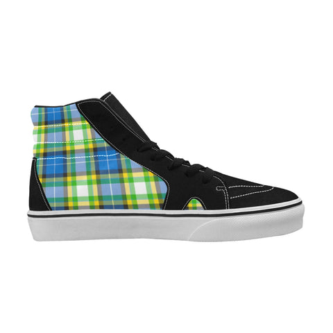 'Yorkshire Tartan' Men's High Top Skateboarding Boots