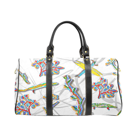 'Regenesis' (White Edit) Nylon Duffle with Faux Leather Trim