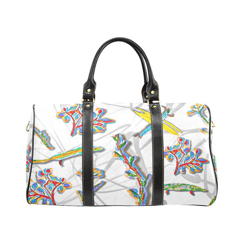 'Regenesis' (White Edit) Nylon Duffle with Faux Leather Trim
