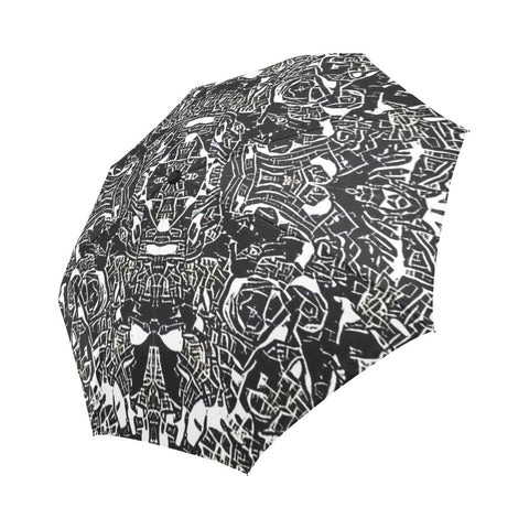 'Liquorice' Auto-Foldable Umbrella