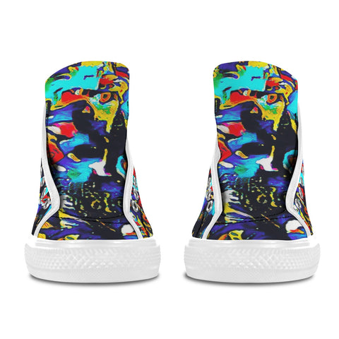 'Galaxa' Women's 'Vancouver' High Top Boots (White)