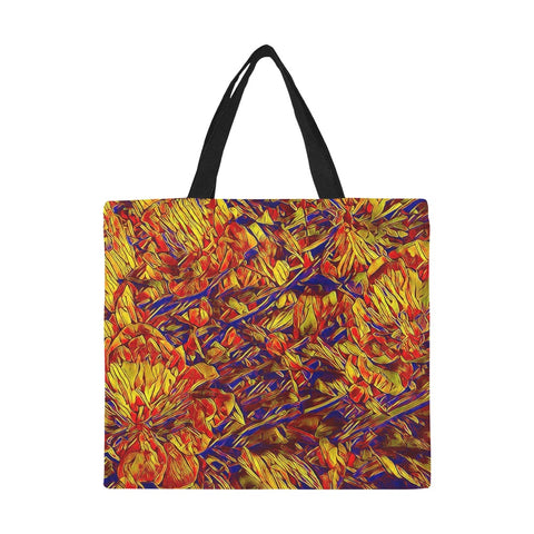 'Peony' Large Canvas Tote