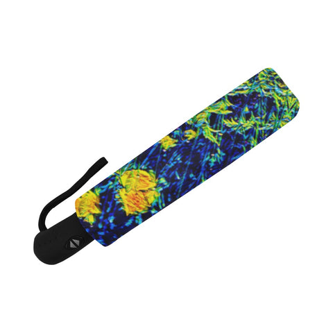 'Wild Poppies' Auto-Foldable Umbrella
