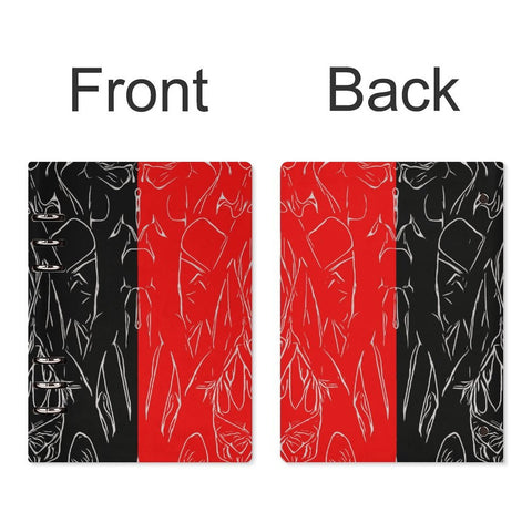'Bloodlust' Faux Leather A5 Binder Notebook