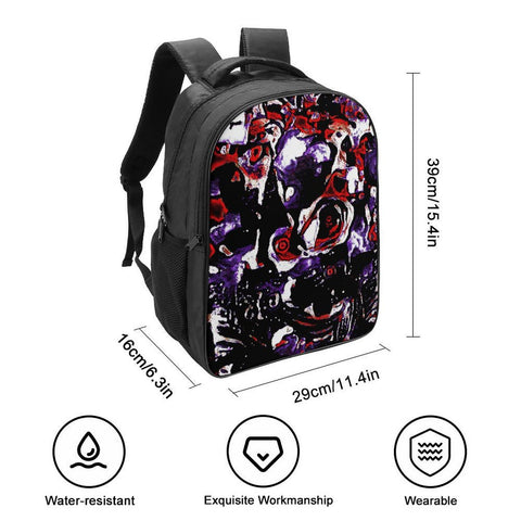 'Gothic Rose' Nylon Backpack