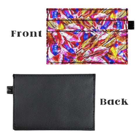 'Clematis' Faux Leather Cardholder