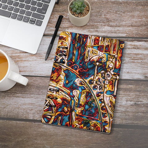 'Boilerplate' Faux Leather A5 Binder Notebook