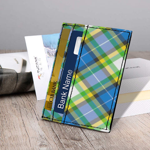 'Yorkshire Tartan' Faux Leather Cardholder
