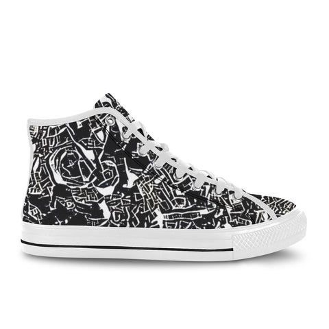 'Liqourice' (White Trim) Vancouver Canvas Boots