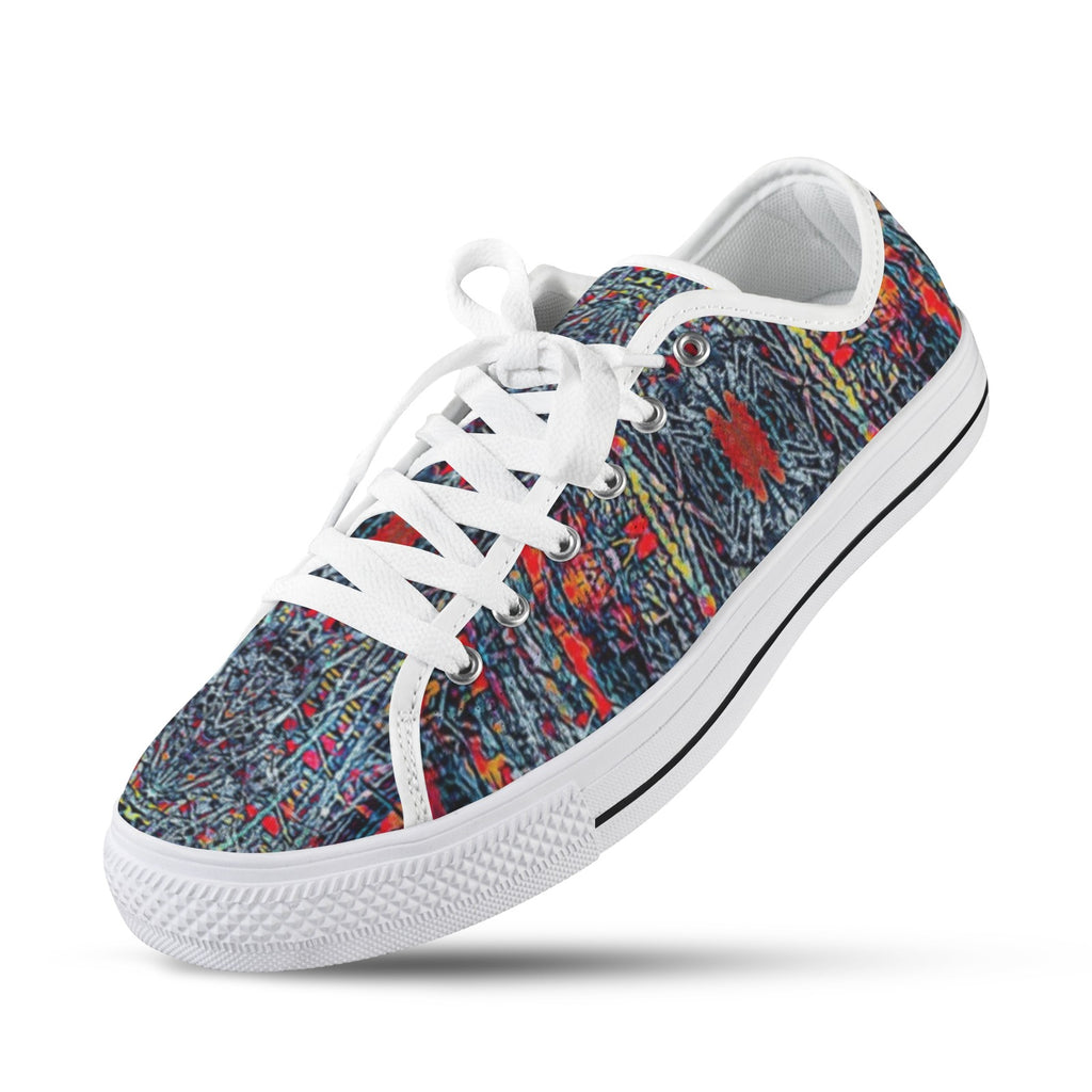 'Graphite' (White) Seattle Low Top Men's Shoes (Model 1013-6)
