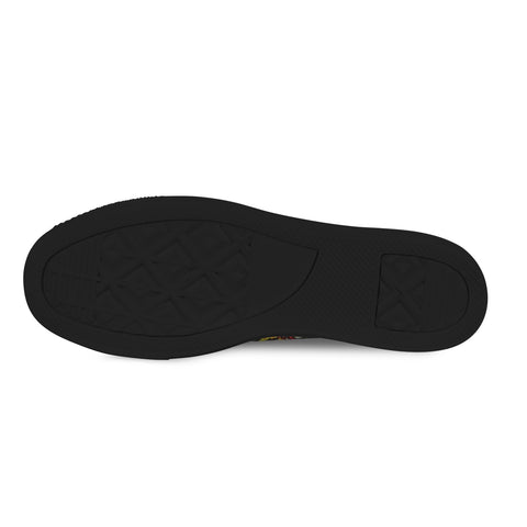 'Earthquake' (Black Trim) Women's Canvas Plimsolls