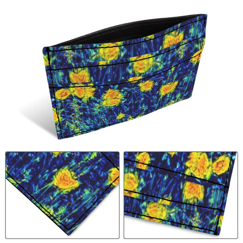 'Wild Poppies' Faux Leather Cardholder
