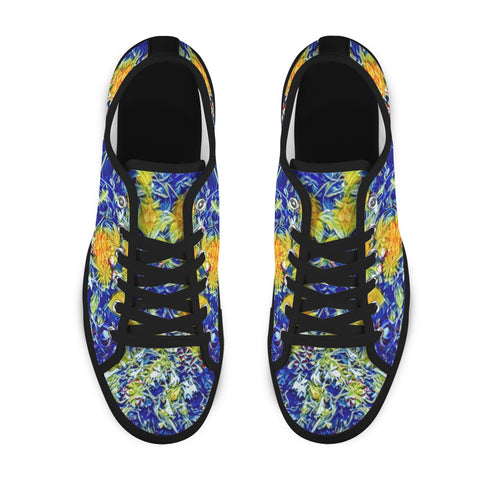 'Summer Basket' (Black) 'Seattle' Men's Trainers