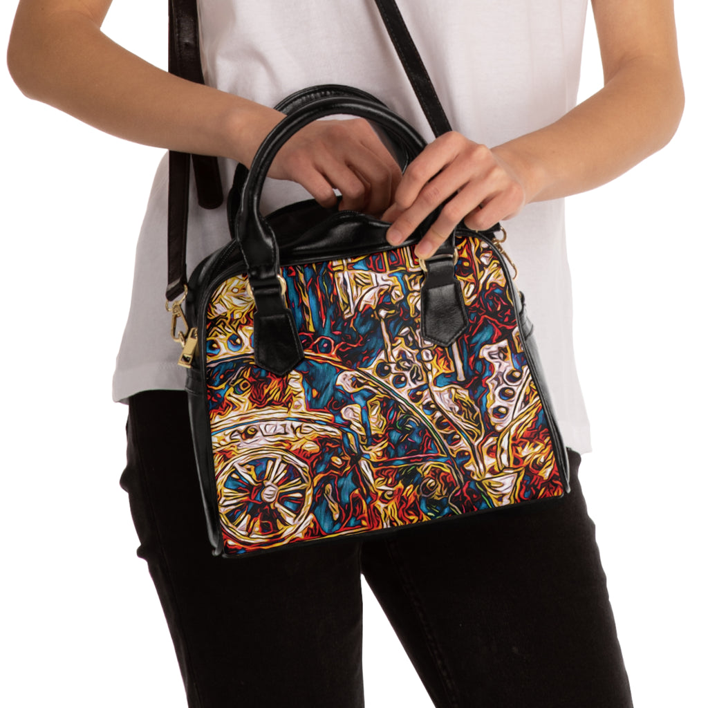 ‘Boilerplate’ Shoulder Handbag