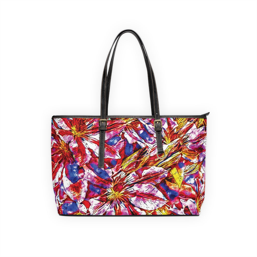 'Clematis' PU Leather Zipped Tote