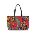 'Soul Tree' PU Leather Zipped Tote