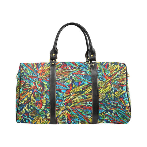 'Clematis Electra' New Waterproof Travel Bag/Large (Model 1639)