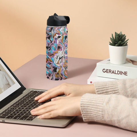 'Psychedelique' Insulated Water Bottle