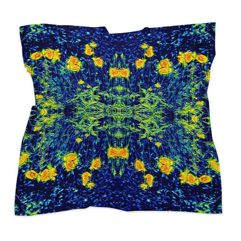 'Wild Poppies' Poly Scarf Square