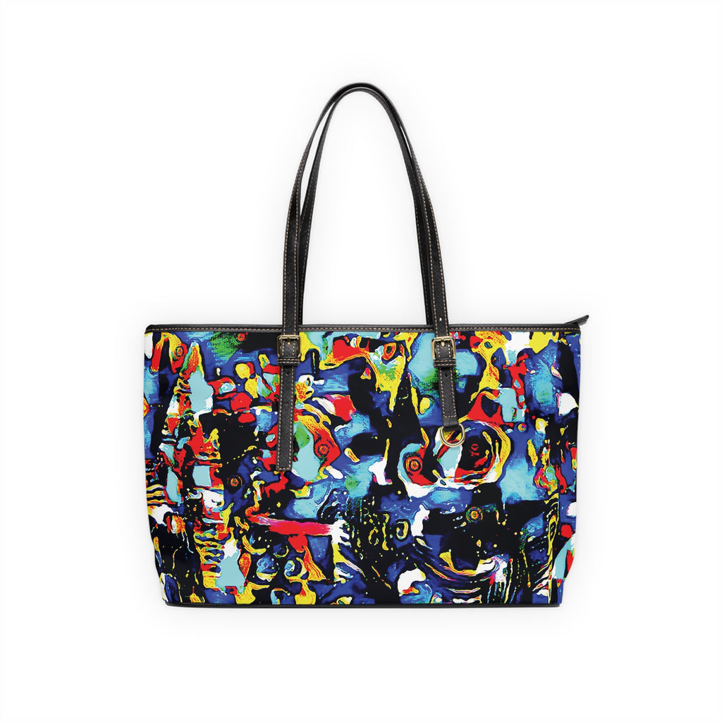 'Cosmos' PU Leather Zipped Tote