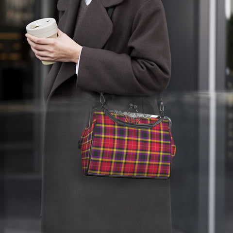 'Yorkshire Moorland' (Heritage) (Slant) Faux Leather Kisslock Handbag Crossbody