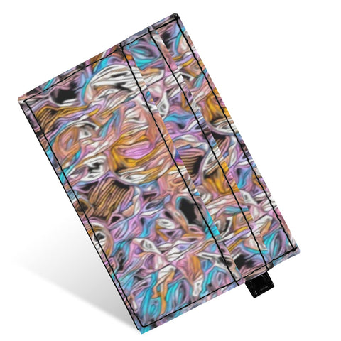 'Psychedelique' Faux Leather Cardholder