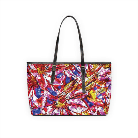 'Clematis' PU Leather Zipped Tote