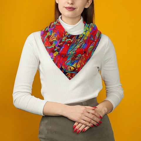 'Soulwood' Poly Scarf Square