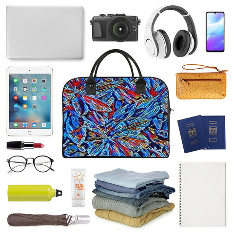 'Clematis Sapphire' Nylon Holdall