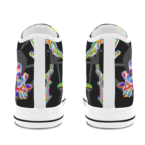 'Regenesis' (Black Edit - White Trim) Vancouver Canvas Boots