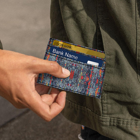 'Graphite' Faux Leather Cardholder
