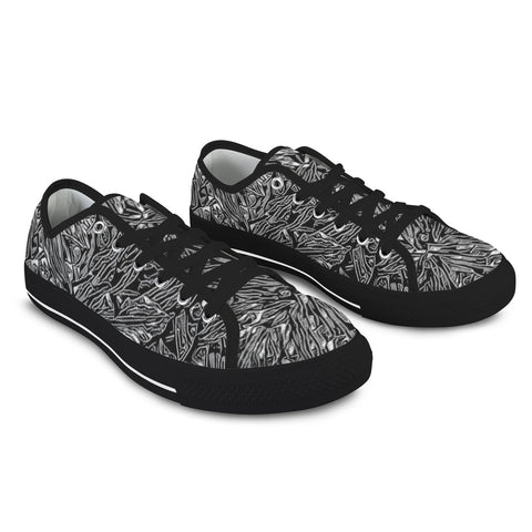 'Filament' (Black Trim) Women's Canvas Plimsolls