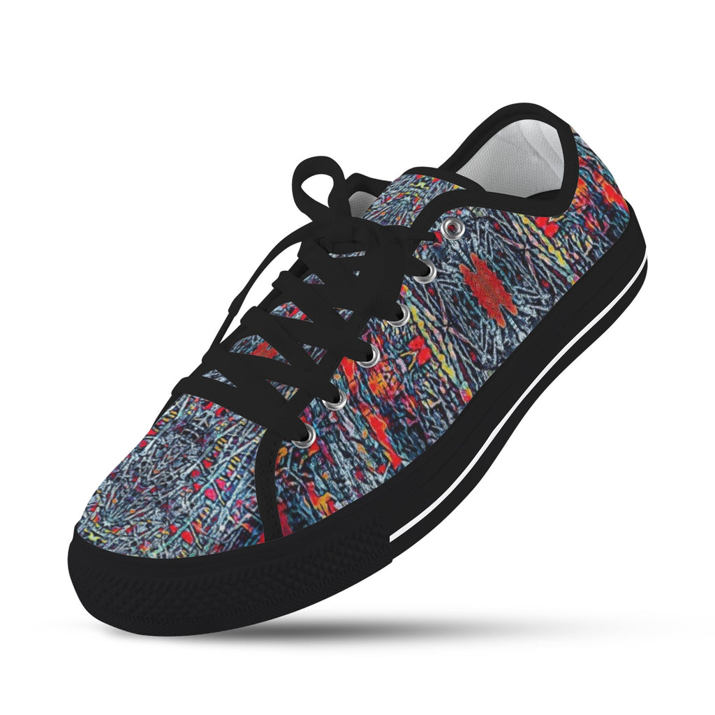 'Graphite' (Black) Women's Canvas Plimsolls