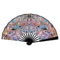 'Psychedelique' (Black Edge) Double-Sided Custom Folding Fan