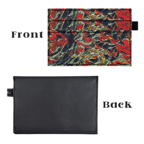 'Earthquake' Faux Leather Cardholder