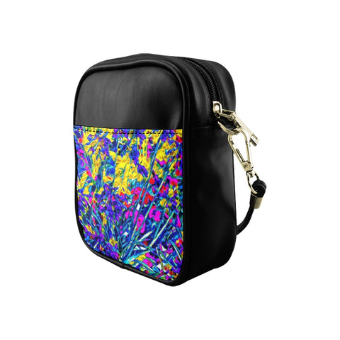 'Agapanthus' Faux Leather Sling Pouch
