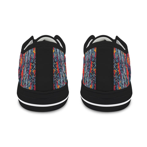 'Graphite' (Black) Women's Canvas Plimsolls
