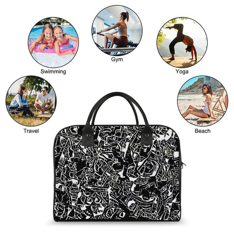 'Liquorice' Nylon Holdall