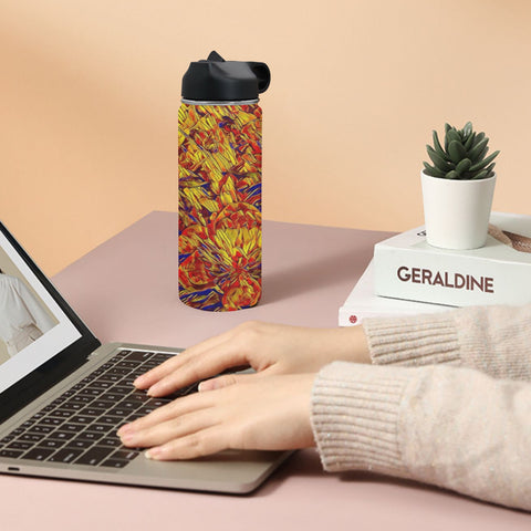 'Peony' Insulated Water Bottle