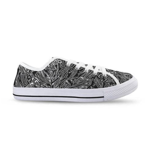 'Filament' (White Trim) Women's Canvas Plimsolls