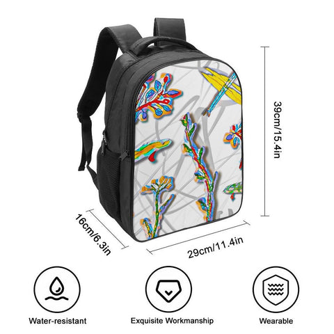 'Regenesis' (White Edit) Nylon Backpack