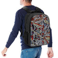 'Clematis Platinum' Nylon Backpack